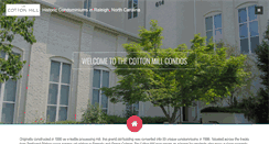 Desktop Screenshot of cottonmillraleigh.com